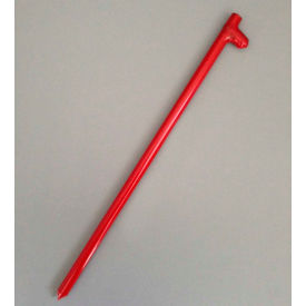 Cutshaw Industries 62518HRD 18" Forged Head Stake, Red image.