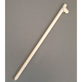 Cutshaw Industries 62518HWH 18" Forged Head Stake, Bright White image.