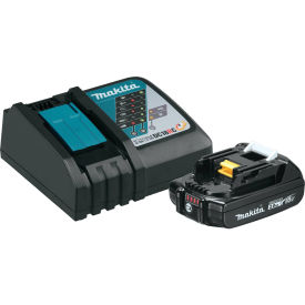 Makita Usa BL1820BDC1 Makita® LXT® Compact Power Tool Battery & Rapid Charger Starter Pk, 2.0Ah, Li-Ion, 18V image.