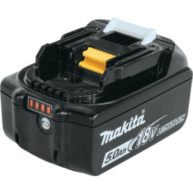 Makita Usa BL1850B Makita® LXT® Power Tool Battery, 5.0Ah, Lithium-Ion, 18V, 45 Min Charge Time image.