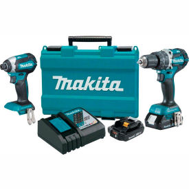 Makita Usa XT269R Makita® XT269R, 18V Compact Lithium-Ion Brushless Cordless Combo Kit, 2 Pc. image.