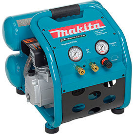Makita Usa MAC2400 Makita® MAC2400, Portable Electric Air Compressor, 2.5 HP, 4.2 Gallon, Twin Stack, 4.2 CFM image.