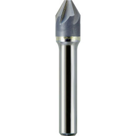 Melin Tool Company C6-1/8-82 1/8" Dia., 1/8" Shank, 1-1/2" OAL, 82°, 6 Flute Single End Countersink, Solid Carbide, Uncoated image.