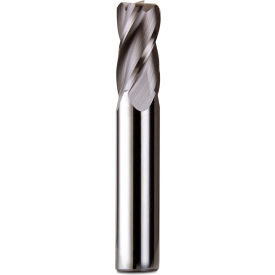 Melin Tool Company CCMG-2424-E 3/4" Dia., 3/4" Shank, 3" LOC, 6" OAL, 4 Flute Solid Carbide Single End Mill, Uncoated image.