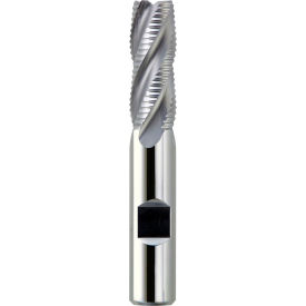 Melin Tool Company CFP-2448-2-TiCN 1-1/2" Dia., 2" LOC, 4-1/4" OAL, 6 Flute Cobalt Single End Fine Roughing End Mill, TiCN image.