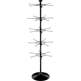 Marv-O-Lus Manufacturing 116-5E6 Marvolus 30-Hook Floor Display for Merchandise up to 5" Wide, Round Base image.