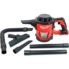 Milwaukee Electric Tool Corp. 0882-20 Milwaukee® M18™ Cordless Compact Vacuum w/Hose Attachments and Accessories (Tool-Only) image.