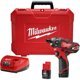Milwaukee Electric Tool Corp. 2406-22 Milwaukee 2406-22 M12 1/4" Hex 2-Speed Screwdriver Kit image.