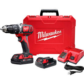 Milwaukee Electric Tool Corp. 2607-22CT Milwaukee 2607-22CT M18 Compact 1/2" Hammer Drill/Driver Kit image.