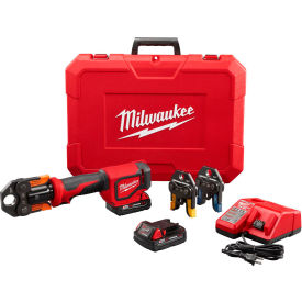 Milwaukee® 1/2" - 1" M18 Short Throw Press Tool Kit with Viega PureFlow Jaws 