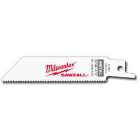 Milwaukee Electric Tool Corp. 48-00-5182 Milwaukee® 48-00-5182 6" 14 TPI SAWZALL® Blade (5 Pack) image.
