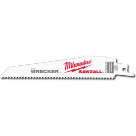 Milwaukee Electric Tool Corp. 48-01-2701 Milwaukee® 48-01-2701 6" 8 TPI The Wrecker™ SAWZALL® Blade image.