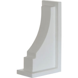 Mayne Mail Post Inc 5856-W Mayne® Fairfield Window Box Decorative Brackets, White (Pack of 2) image.