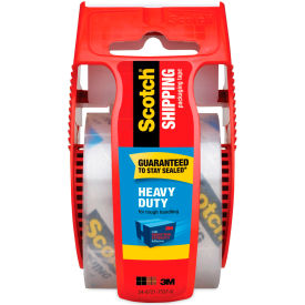 Scotch Heavy Duty Shipping Packaging Tape 142 2 in x 800 in 1 Roll with Dispenser