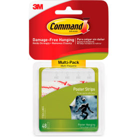 Command Poster Strips Multi-Pack 17024-48ES 48 Trips/Pack