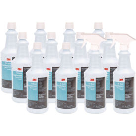 3M 29612 3M Tb Quat Disinfectant Ready-To-Use Cleaner, 32 Oz., 12 Bottles And 2 Spray Triggers/Carton image.