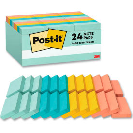 Post-it® Notes Original Pads Collection Colors 1.38"x1.88" 100 Sheets/Pad 24 Pads/PK