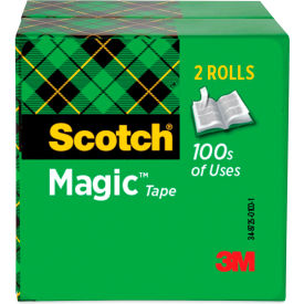 Scotch Magic Tape 810-2P34-72 3/4 in x 2592 in 2/Pack