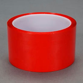 3M 7000028857 Polyester Film Tape 850 Red 2 in x 72 yd 1.9 mil 24 Roll/Case