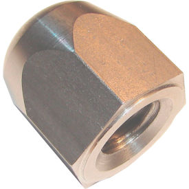 MORTON MACHINE WORKS AN-0SS 5/16-18 Hex Acorn Nut - 5/8" Hex - 5/8" Height - Stainless Steel - USA - AN-0SS image.