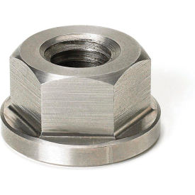 MORTON MACHINE WORKS CN-00SS 5/16-18 Hex Flange Nut - 9/16" Hex - 3/4" Flange Dia. - 3/8" Height - Stainless Steel - CN-00SS image.