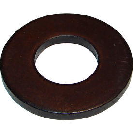 MORTON MACHINE WORKS FW-2 1/2" Precision Flat Washer - 1-1/8" O.D. - 1/8" Thick - Steel - Black Oxide - Pkg of 10 - FW-2 image.