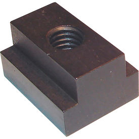 MORTON MACHINE WORKS TN-30 5/8-11 T-Slot Nut - 11/16" Table Slot - 1-1/8" Base Width - 1-1/8" Height - Carbon Steel - Black Ox. image.