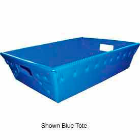 Minnesota Diversified Industries 1555-Gre-120 Corrugated Plastic Nestable Tote, 20x14x5, Green (Min. Purchase Qty 120+) image.