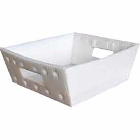Minnesota Diversified Industries 5572-Nat-135 Corrugated Plastic Nestable Tray, 13x12x4-1/2, Natural (Min. Purchase Qty 135+) image.