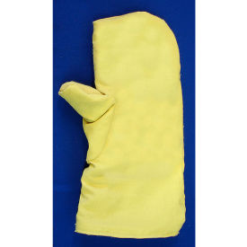 Mechanix Glove 174-KTW Chicago Protective Apparel Kevlar® Twill High Heat Mittens, 14"L, Yellow image.