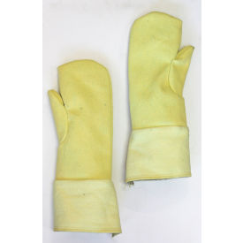 Mechanix Glove 178-KV Chicago Protective Apparel Para Aramid Blend Reversible High Heat Mittens, 18"L, Yellow image.