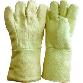 Mechanix Glove 234-KV Chicago Protective Apparel Kevlar®Terry High Heat Gloves, 14"L, Yellow image.