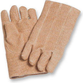 Mechanix Glove 234-ZP Chicago Protective Apparel Thermal Leather High Heat Gloves, Double Wool, 14"L, Brown image.