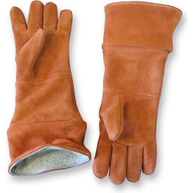 Mechanix Glove 238-THL Chicago Protective Apparel PBI® BlendHigh Heat Gloves, 22 Oz., 18"L, Yellow image.