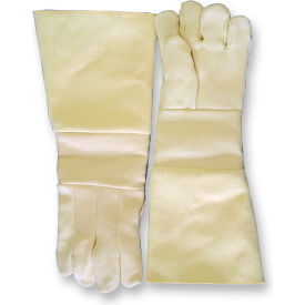 Mechanix Glove 243-KV Chicago Protective Apparel Kevlar® TerryHigh Heat Gloves, 23"L, Yellow image.
