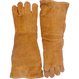 Mechanix Glove 243-THL Chicago Protective Apparel PBI® BlendHigh Heat Gloves, 22 Oz., 23"L, Yellow image.