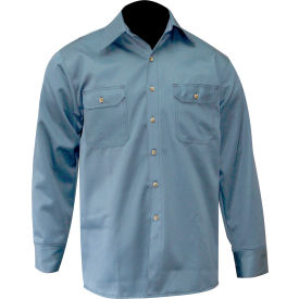 Mechanix Glove 625-FR9B-MB Chicago Protective Apparel Vinex® Flame Resistant Work Shirt, Medium Blue image.
