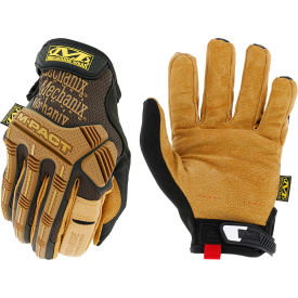 Mechanix Glove LMP-75-011 Mechanix Wear Durahide™ M-Pact® Leather Work Gloves, Brown, Extra Large image.