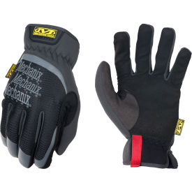 Mechanix Glove MFF-05-010 Mechanix Wear FastFit® Work Gloves, Synthetic Leather w/TrekDry™ Cooling, Black, Large image.