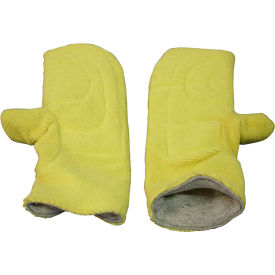 Mechanix Glove Q174-KT Chicago Protective Apparel Kevlar® Terry Quilted Mittens w/ Single Layer, 14"L, Yellow image.