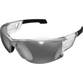 Mechanix Glove VNS-11AD-PU Mechanix Wear® Vision Type-N Protection Safety Eyewear, Smoky Lens, Silver Frame image.