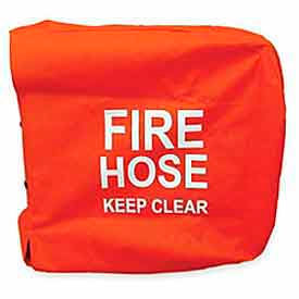 Fire Hose Reel Cover - 21 In. X 7-1/2 In. - Red Vinyl Fire Hose Reel Cover - 21 In. X 7-1/2 In. - Red Vinyl