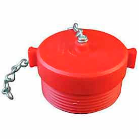 Fire Hose Red Hose Plug - 1-1/2 In. NH - Plastic Fire Hose Red Hose Plug - 1-1/2 In. NH - Plastic