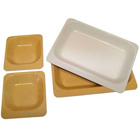 Molded Fiberglass EntrTe Dish 361008 - 6"W x 8-3/4"L  Pkg Qty 12 Beige 