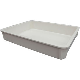 MFG Tray Fiberglass Stacking Container 18"L x 11"W x 3"H White 
