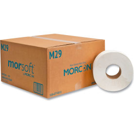 Morcon Tissue Jumbo Bath Tissue Septic Safe 2-Ply White 700 ft 12 Rolls/Case