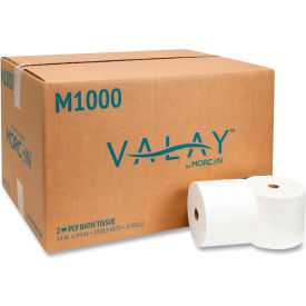 Morcon Tissue Small Core Bath Tissue Septic Safe 2-Ply White 1000 Sheets/Roll 36 Roll/Case