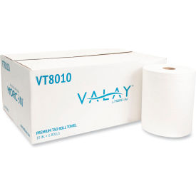 Morcon Tissue 10 Inch TAD Roll Towels 10" x 700 ft White 6/Case 