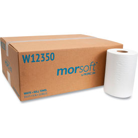 Morcon Tissue Morsoft Universal Roll Towels 8" x 350 ft White 12 Rolls/Case 