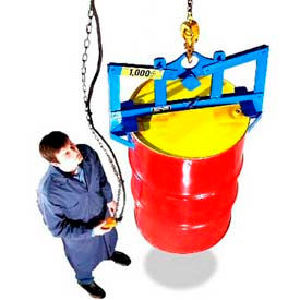 Morse® Verti-Karrier Below-Hook 55 Gallon Drum Lifter Model 90 - 1000 Lb. Capacity